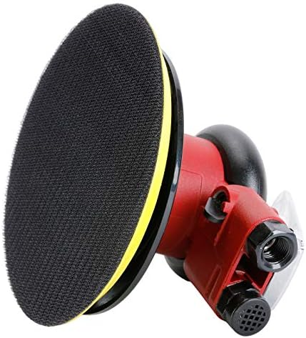 Professional Air Random Orbital Palm Sander, Heavy Duty Dual Action Pneumatic Sander with 1pc Backing Plate (5 inch)