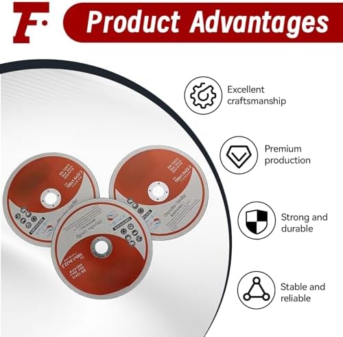 findmall 100 Pack 7" x1/16 x7/8" Cut-Off Wheel - Metal & Stainless Steel Cutting Discs
