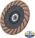 7" Ceramic Bond Diamond Cup Wheel for Concrete, 5/8-11, 100 Grit