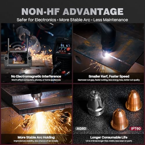 ARCCAPTAIN iControl CUT55 MP [Non-HF] Plasma Cutter Machine, APP Control