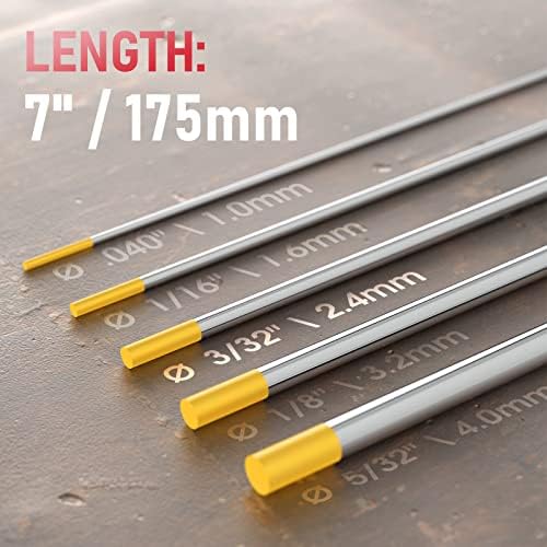 YESWELDER TIG Welding Tungsten Electrode 1.5% Lanthanated