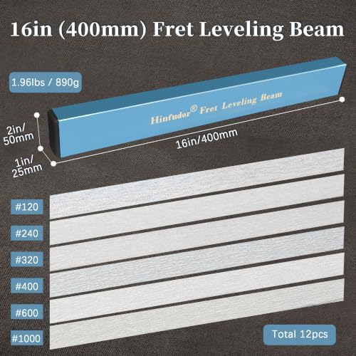 Guitar Fret Leveling Beam, Luthier Tool Sanding Beam Fret Leveler