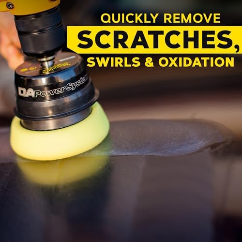 Meguiar's G3500 Dual Action Power System Tool, Boost Your Auto Care Arsenal with This Car Detailing Tool, Apply Product and Remove Imperfections, Conveniently Attaches to Most Standard Drills