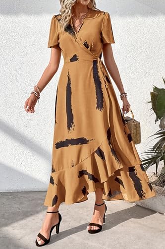 PRETTYGARDEN Women's Boho Floral Summer Maxi Dresses