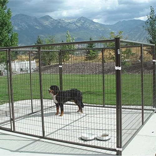 20Sets Dog Kennel Panel Clamps Chain Link Fence Clamps, 1-3/8’’ Fence Parts