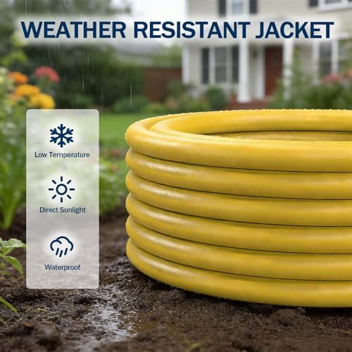 EP 15 Ft 10/3 SJTW NEMA 5-20 P/R Outdoor Extension Cord, Yellow