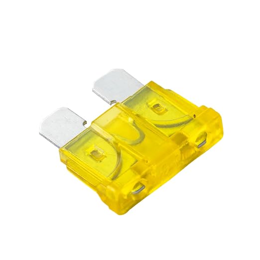 20 Amp Fuses Stanbdard Fuses 20Pcs, 20A Car Fuse Blade for Automotive, Truck, Boat, Motorcycle, SUV