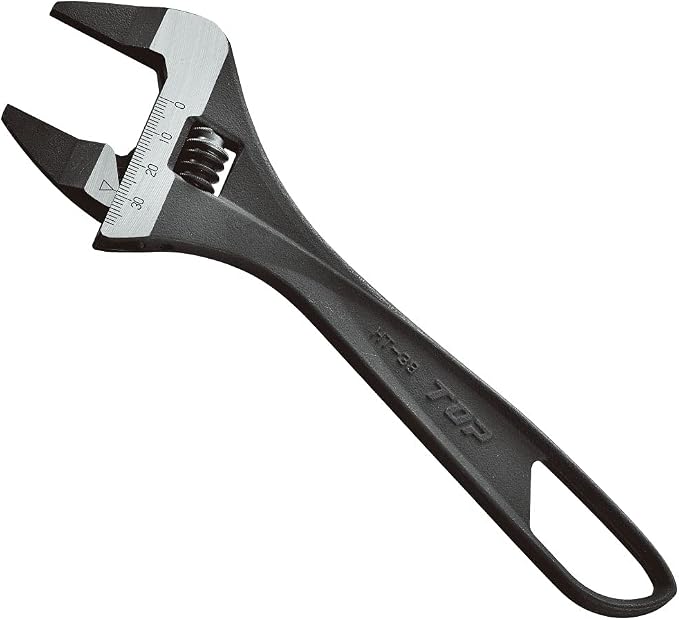 TOP HT-38 Thin Straight Monki, Rattle-Free Warm, Tip 0.18 inches (4.5 mm), Mouth Opening 0.04 - 1.5 inches (0 - 38 mm), Tsubamesanjo, Made in Japan