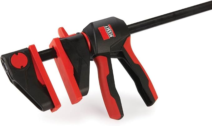 Bessey EHKL360, 6 In, Trigger Clamp and Spreader 360 Rotating Handle One-Hand Bar Clamps, Black