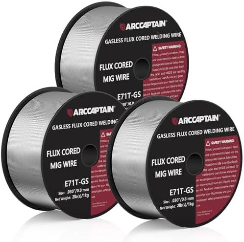 ARCCAPTAIN Flux Core Welding Wire E71T-GS .030" 2LB x 3