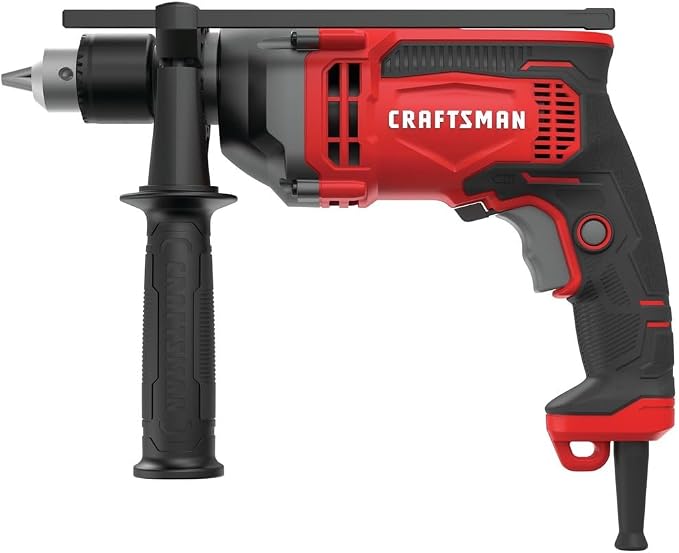 CRAFTSMAN CMED741R 7 Amp 1/2 in. Corded Hammer Drill (Renewed)