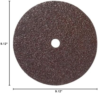 Mercer Industries 305016-9-1/8" x 7/8" Aluminum Oxide Resin Fibre Discs, 16 Grit (25 pack)