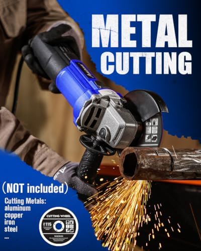 AVID POWER Angle Grinder Tool 750W 6.5 Amp 4-1/2" 11,500 RPM Metal Grinder