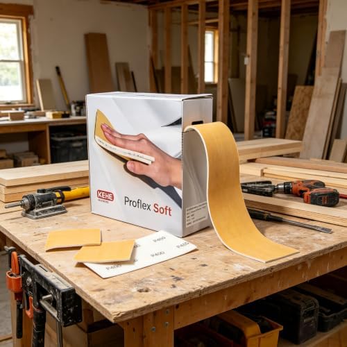 Premium Soft Hand Sanding Sheets Roll,Flexible Abrasive Sandpaper for Auto Body Repair, Paint Prep & Fine Woodworking,Ideal for Professional Mechanics and DIY,150Pcs/Roll,Grit 240