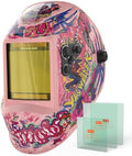 YESWELDER Auto Darkening Welding Helmet, Large View, LYG-M800H-PK