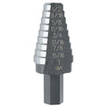 IRWIN Tools UniBit 3/16-Inch to 1/2-Inch Step-Drill Bit, 1/4-Inch Shank (10232), Steel