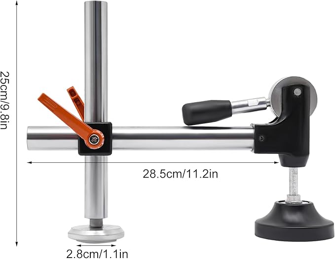 T-clamp Table Saw Presser Eccentric Press Manual Clamp Precision Sliding Table Panel Saw Adjustable Woodworking Manual Clamp Pressure Plate Device for Wood Thickness Less Than 7cm/2.76inch