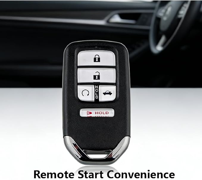 Car Key Fob Remote Keyless Entry Control CWTWB1G0090 433MHz 5 Button Replacement for 2018-2022 Honda Accord 2.0EX-L EX Tour - 2 Pack