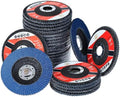 28 Pack 4 1/2 Inch Flap Disc Angle Grinder Sanding Disc Type 29 Flap Discs Premium High Density Jumbo 60 Grit Flap Sanding Disc