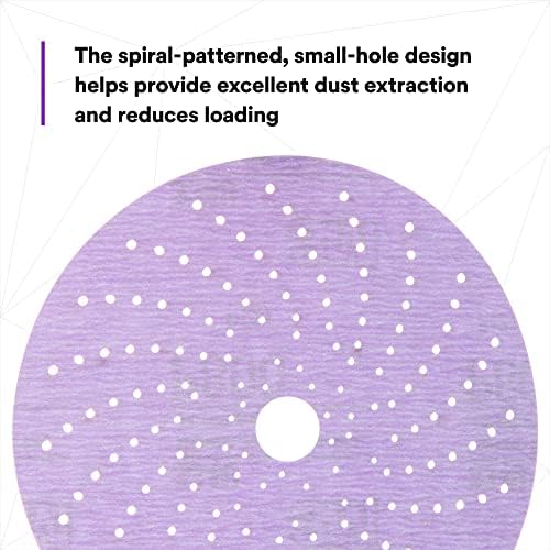 3M Cubitron II Hookit Clean Sanding Abrasive Disc 31487, 6 in, 800+ Grade