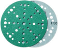 6" 60 Grit Sanding Discs, 49-Hole Hook & Loop for Festool Sanders, 100 Pcs