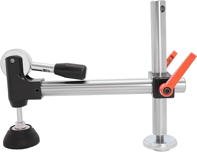 Table Saw Presser & Eccentric Press Manual Clamp, Heavy Duty T-Clamp Structure for Thick Wood, Portable, Adjustable Workbench Tool for Woodworkers & DIYers
