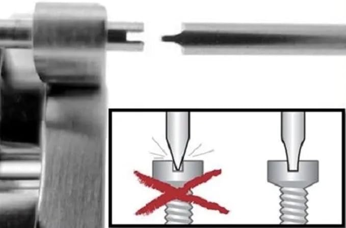 Timelab Professional Screwdrivers for Rolex Tudor Omega watch Band Bracelets Scratch Free T Blade Cut Out Tip for Professional Watch makers jewlers Reapir stores tools 6Pcs Set Made in Korea