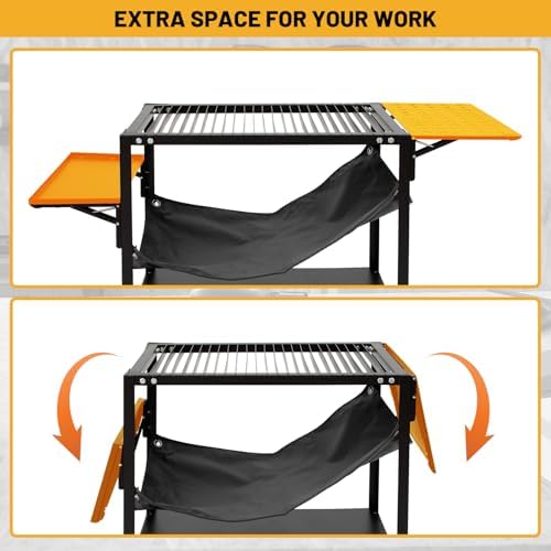 Plasma Cutting Table With Carbon Steel Frame And Replaceable Slats