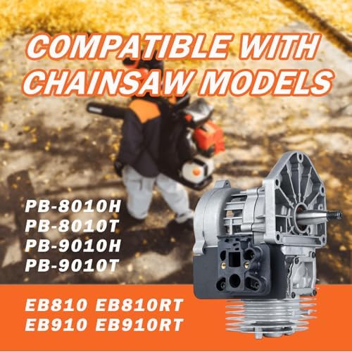 Piston and Cylinder kit sb1127 Short Block for Echo pb8010t pb-8010 pb9010t pb9010h pb9010 pb-9010 pb8010 sb1127 Backpack Blower Short Block Engine Backpack blowers (with Crankshaft