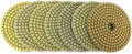 HEAGER Grinding Discs,Grinding Wheel,Angle Grinder, 10PCS/Set 4Inch Diamond Polishing Pads Flower Point Wet Polishing Pad for Marble Diamond Abrasive Pad(50)