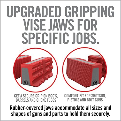Real Avid Smart-Jaws Multi-Fit Sleeves | Upgraded Vise Jaws | Non-Marring, Heat Resistant Bench Vise Jaws | 9 Different Grooves for Optimal Secure Fit on Variety of Shapes and Sizes