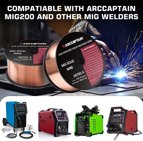ARCCAPTAIN MIG Welding Wire ER70S-6 .030" 2LB x 1