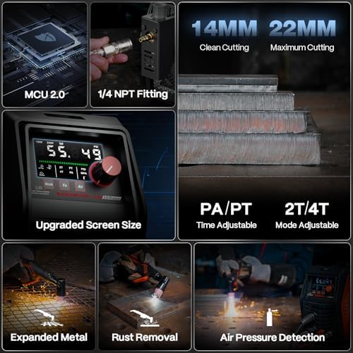ARCCAPTAIN iControl CUT55 Prolux Plasma Cutter Machine, 55Amp, 120V/240V