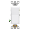 AIDA 1 Pack 4 Way Rocker Decora Light Switch, 15 Amp Self-grounding Electrical Light Switches, Residential Grade, UL Listed, Glossy White