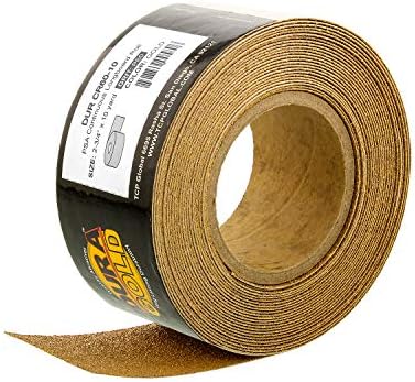 Dura-Gold Pro Series Longboard Hand Sanding File Sander Block - Hook & Loop Backing and PSA Backing Adapter Pad & 60 Grit PSA Longboard Sandpaper 20 Yard Roll, 2-3/4" Wide