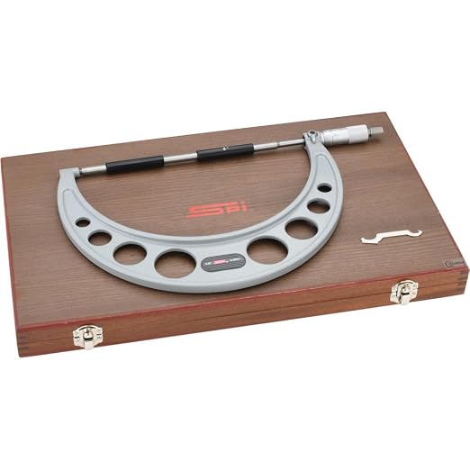 SPI 17-648-7 Calibrated Mechanical Outside Micrometer: 8" to 9 inch Range
