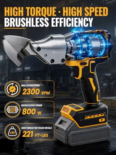 Cordless Metal Cutter Compatible with DEWALT 20V Max Battery (Tool Only)