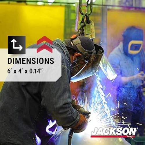 Jackson Safety Transparent Welding Curtain for Sparks & Spatter - NFPA 701