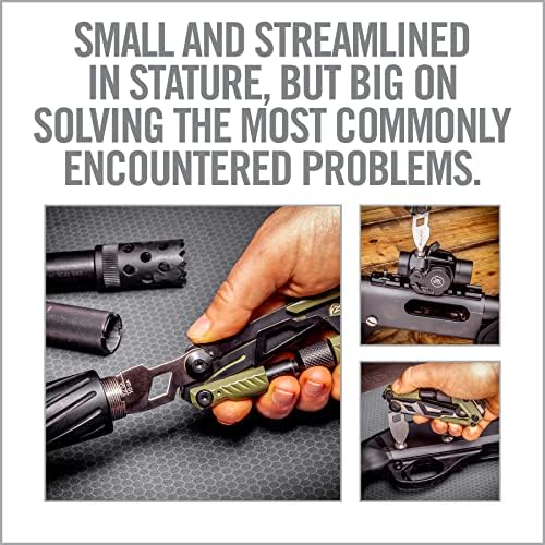 Real Avid CORE Shotgun Multi Tool – Compact Shotgun Tool Kit with Choke Tube Wrench, Scope Adjuster, Pin Punches, Hull Extractor & EDC Utility Tools for Hunting, Trap & Skeet Shooting