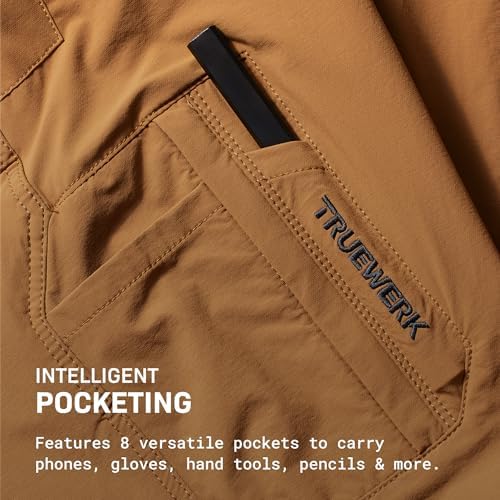 TRUEWERK Men's T1 WerkPant - Hot-Weather Lightweight Work Pants