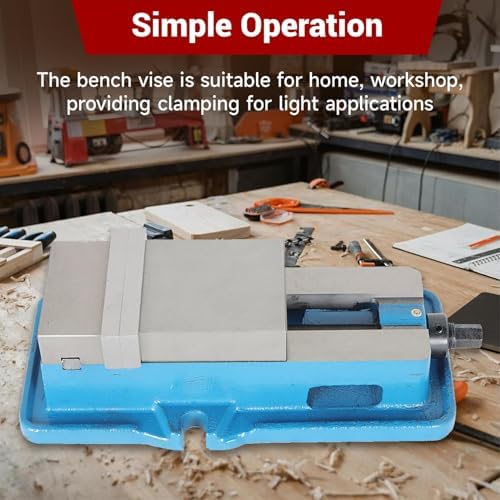 findmall 3" Accuracy Mill Vise Without Base for Milling Shaping and Drilling Machines