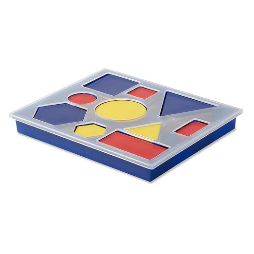 hand2mind 46393 Attribute Blocks Classroom Basics Kit - Set of 6 Trays