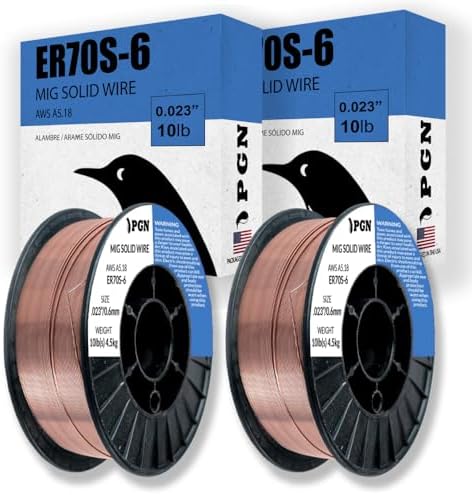 PGN ER70S-6 .023" (2 Pack) Solid MIG Welding Wire - 10lb Spool