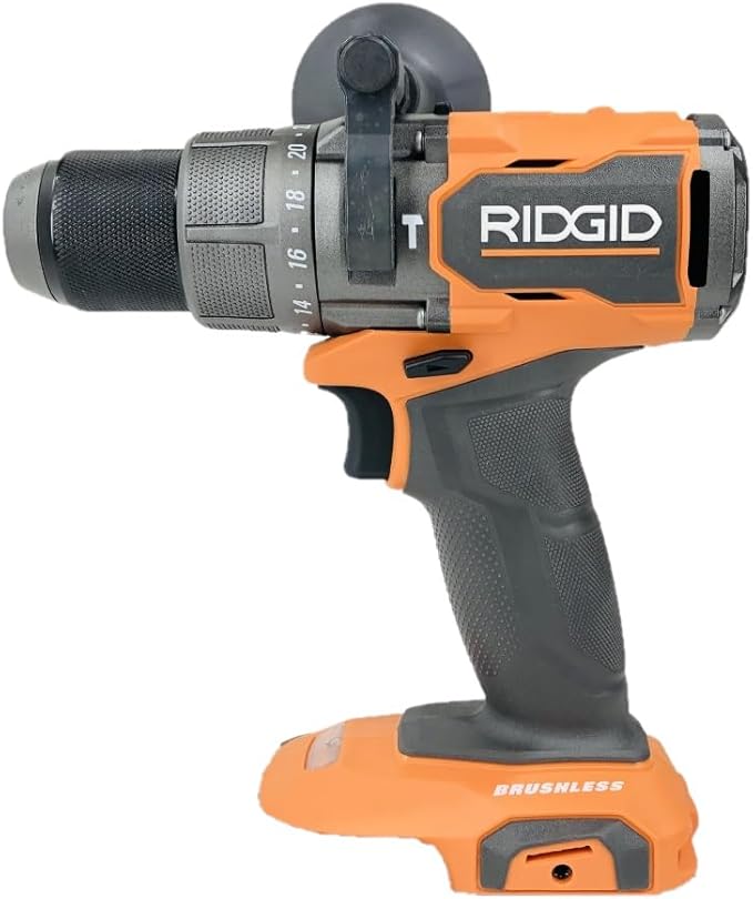 RIDGID 18V Brushless Cordless 1/2 in. Hammer Drill/Driver R86115 (Tool Only) Bulk Packaged