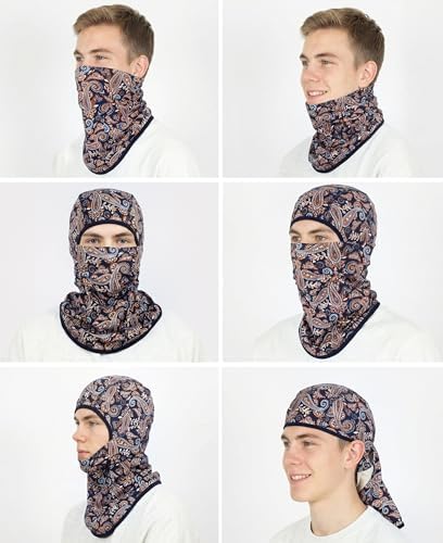 BOCOMAL FR Balaclava with Face Mask Flame Resistant 5.5oz Lightweight 100%C