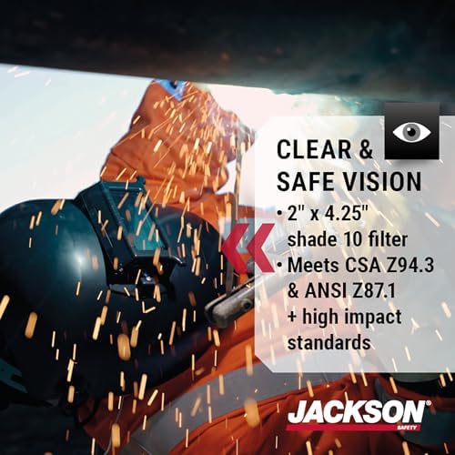 Jackson Safety PL280 Pipeline Welding Helmet Shade 10 Flip Front ANSI Z87.1