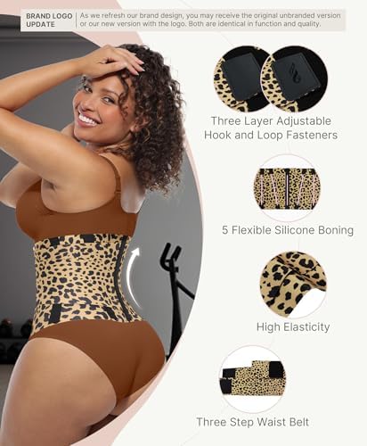 FeelinGirl Waist Trainer for Women Corset Tummy Control Faja Body Shaper