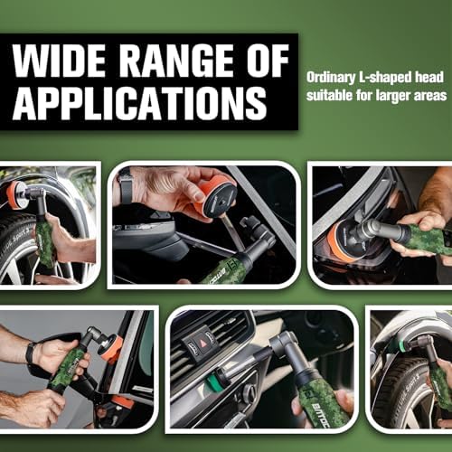 BATOCA 2026 S6 Mini Cordless Polisher 2 Heads for Car/Motorcycles Detailing Kit