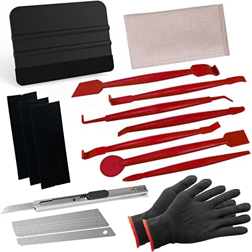 Spanno Vinyl Wrap Tool Kit for Cars, Window Tint Tools Includes Squeegees