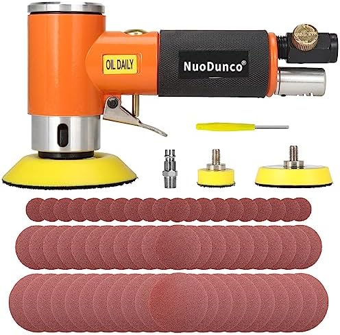 1/2/3" Mini Random Orbital Air Sander Pneumatic DA Polisher Kit